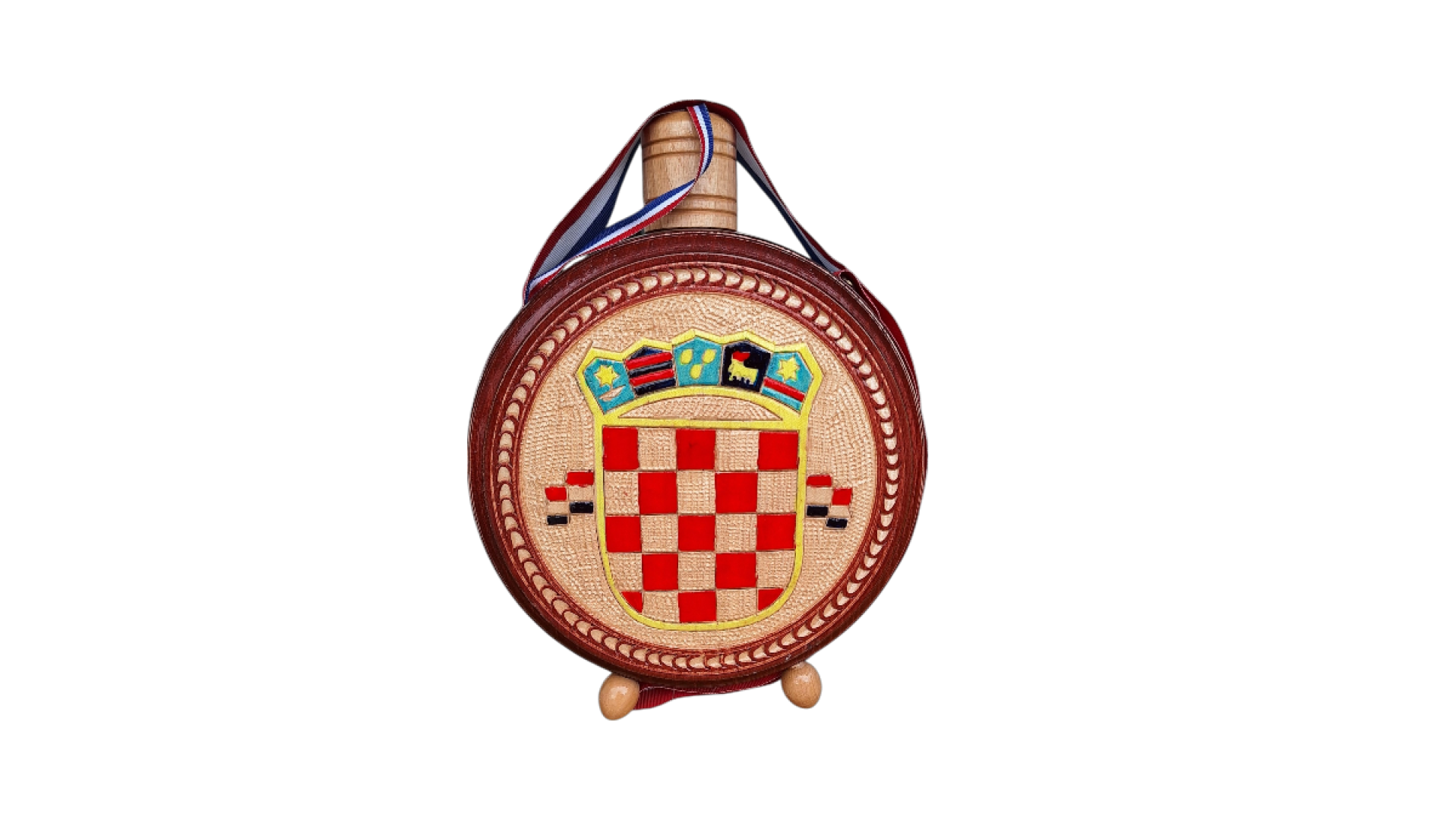 Drvena čutura mala 0,30 l -Hrvatska