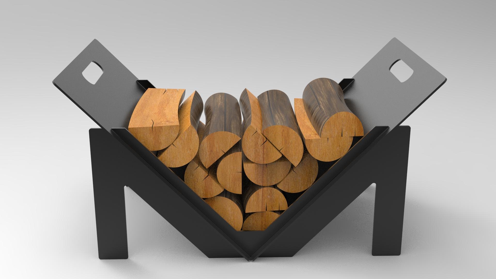 Stalak za drva Metra- 38 cm - 4 mm