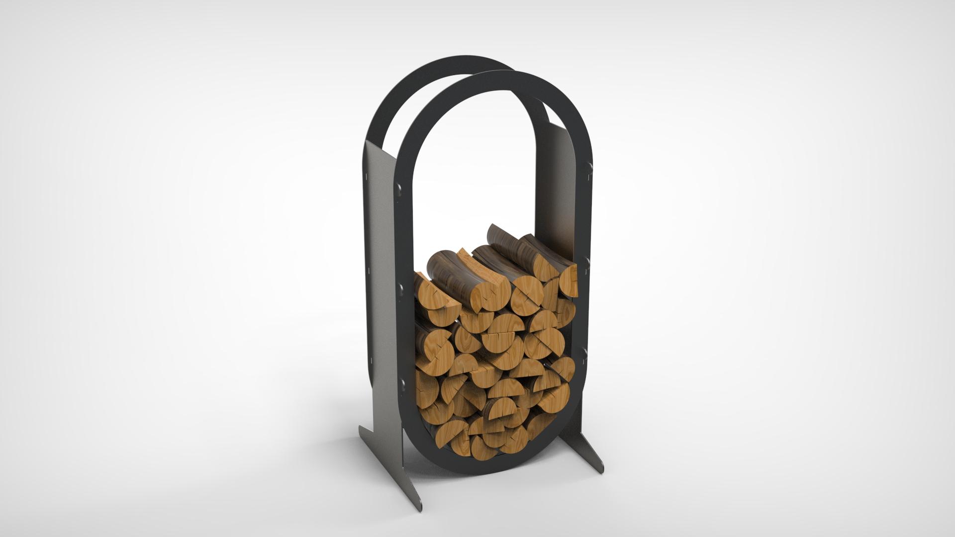 Stalak za drva Elipsa- 110 cm - 3 mm