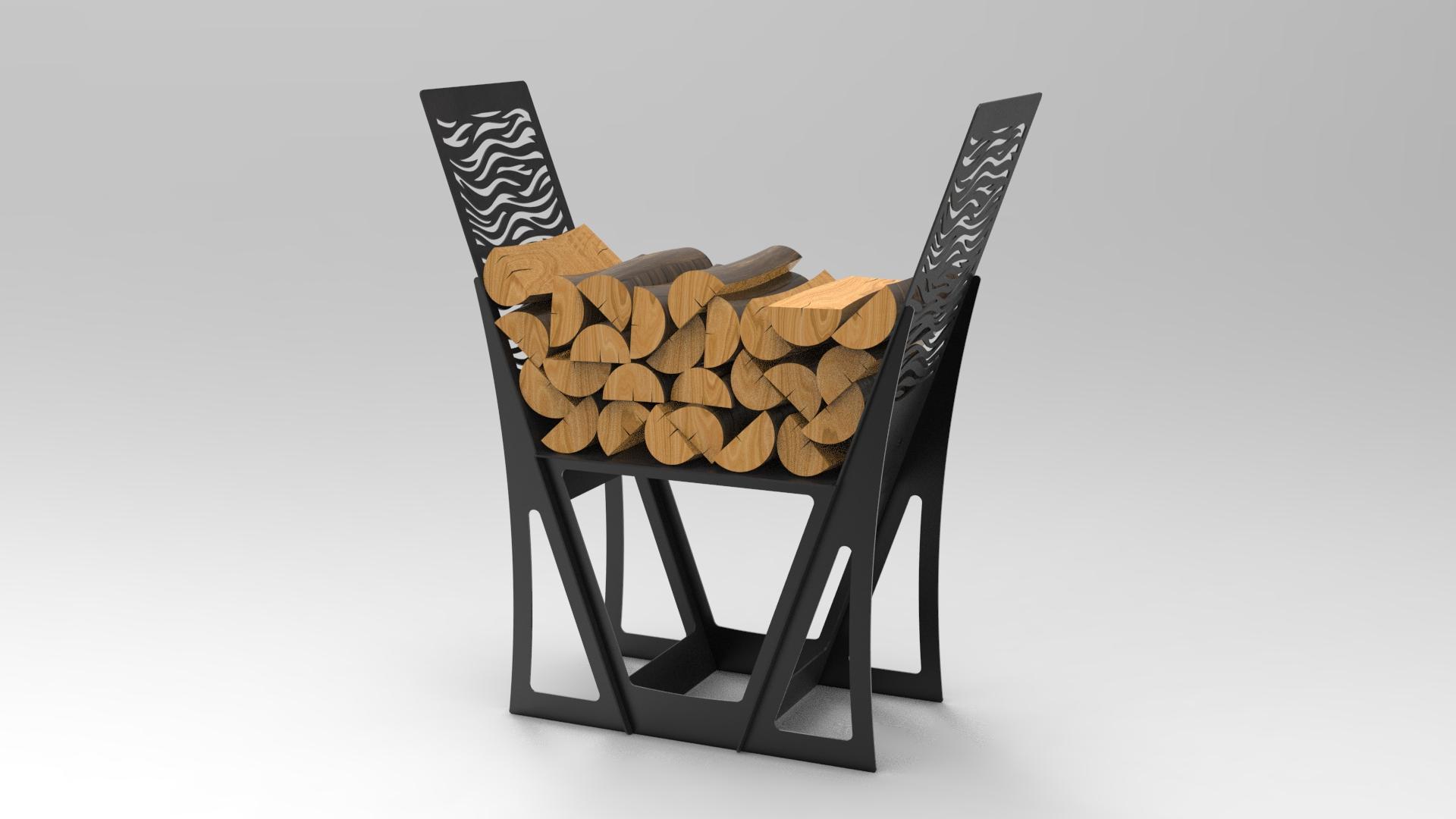 Stalak za drva Klasik - 90 cm - 3 mm