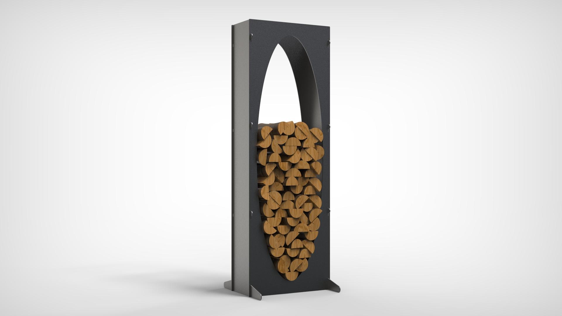 Stalak za drva Ovalni- 160 cm - 3 mm