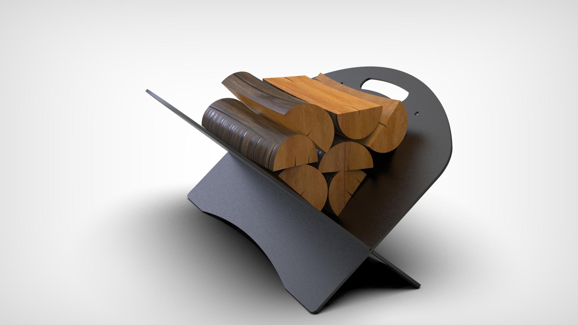 Stalak za drva Iks Obli - 30 cm - 3 mm