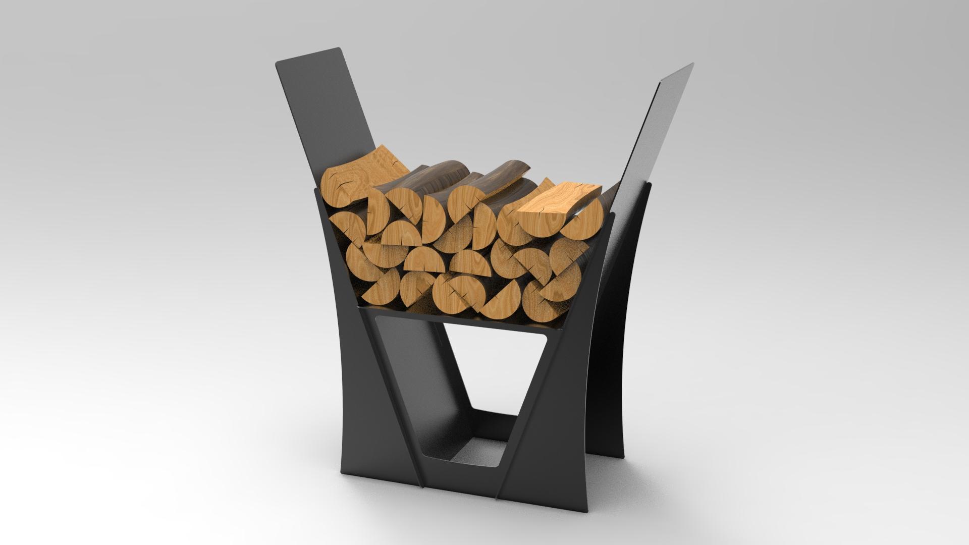 Stalak za drva Moderan- 90 cm - 4 mm