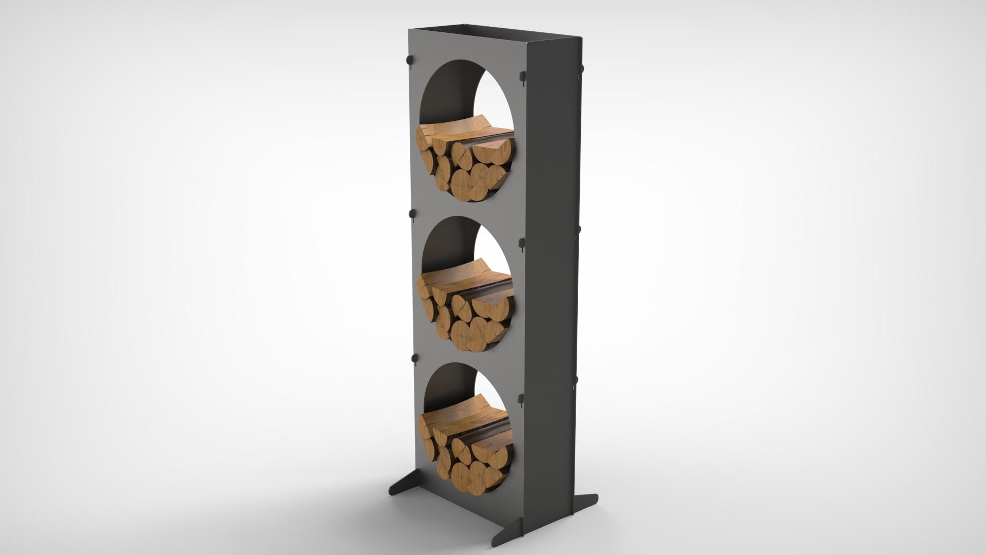 Stalak za drva Krugovi Plus- 160 cm - 4 mm