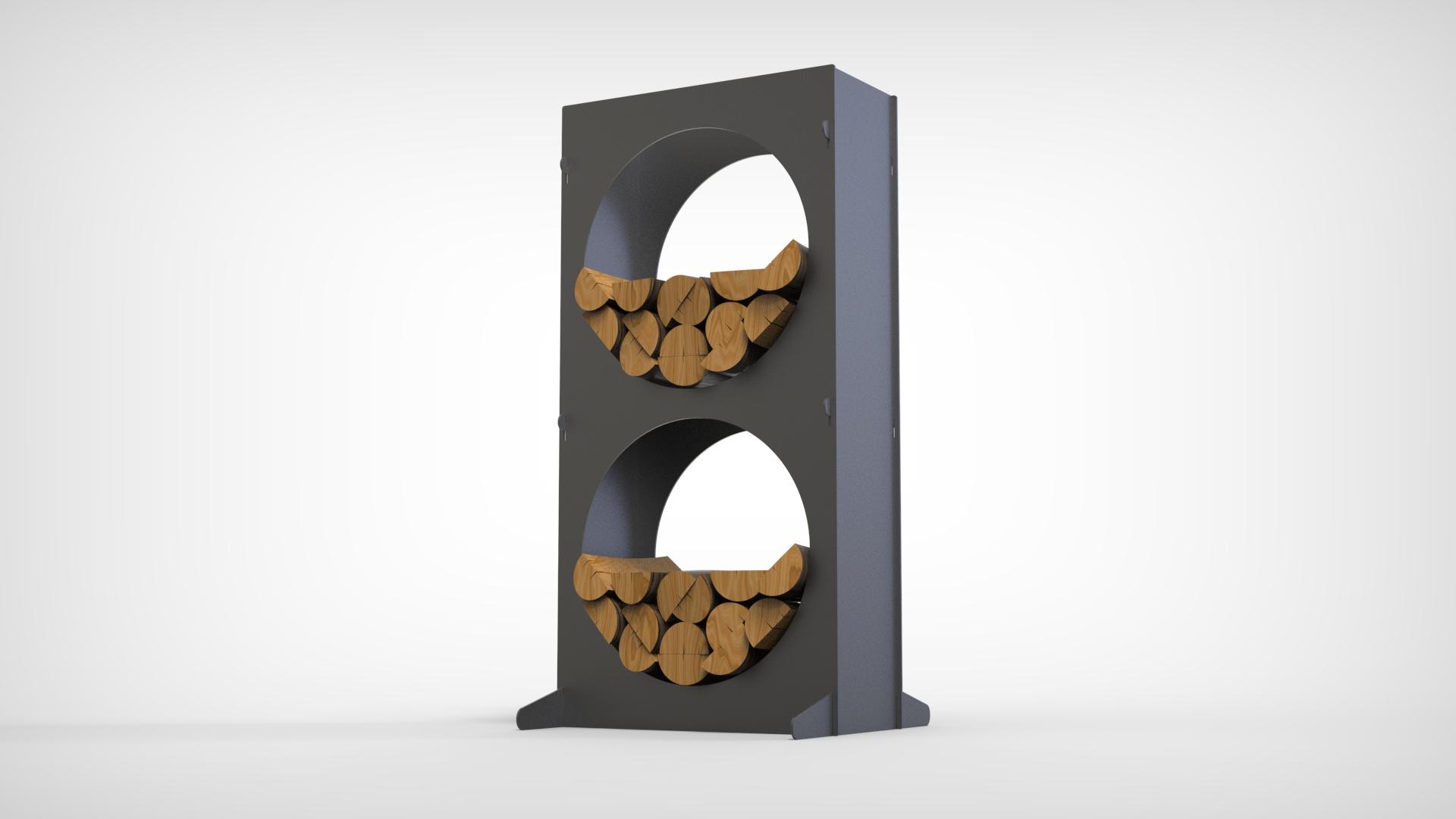 Stalak za drva Krugovi Plus- 110 cm - 4 mm