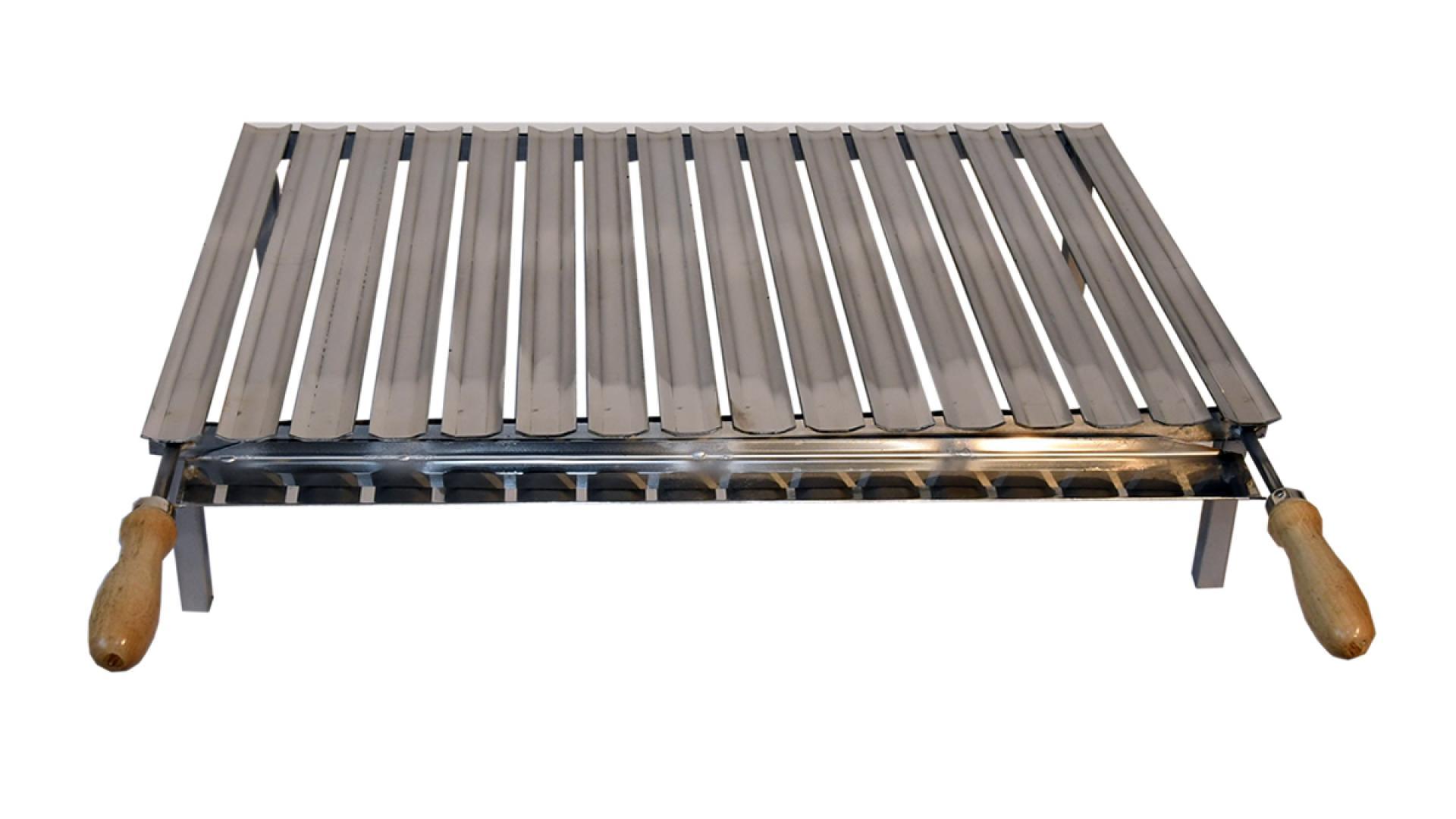 Roštilj sa nogicama 50×93 cm - inox